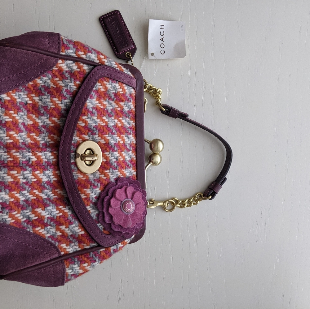 Small Coach Purse with Flower